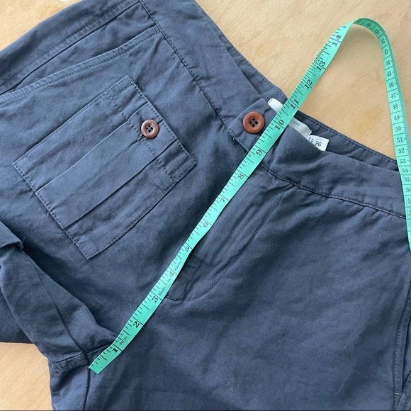 Guideboat Co. Lake Como Cotton Linen Navy Short 26 - Picture 8 of 10